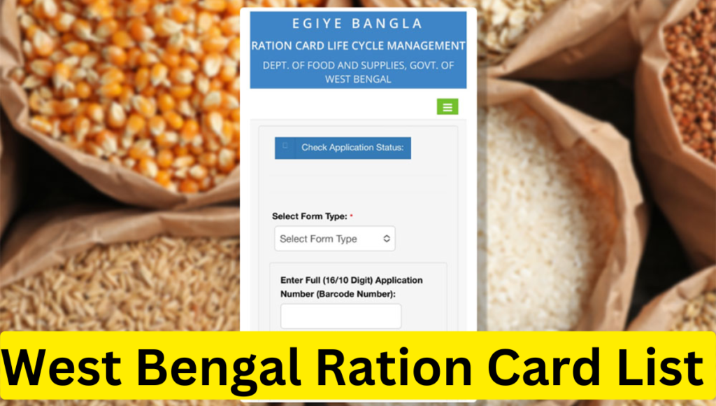 West Bengal Ration Card List